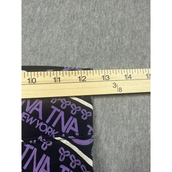 TNA (by Aritzia) Spandex Shorts Logo Purple & Black XS Y2K - Picture 3 of 7
